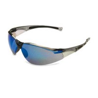 Honeywell A803 Sperian A800 Series Safety Glasses With Gray Frame And Blue Polycarbonate Anti-Scratch Hard Coat Mirror Lens